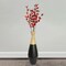 31.5 inch Spun Bamboo Tall Trumpet Floor Vase - Decorative Home Accent, Natural Bamboo, Indoor Decoration, Sustainable Materials, Tall Floral Display, Handmade Bamboo Vase, Floor Standing Vase